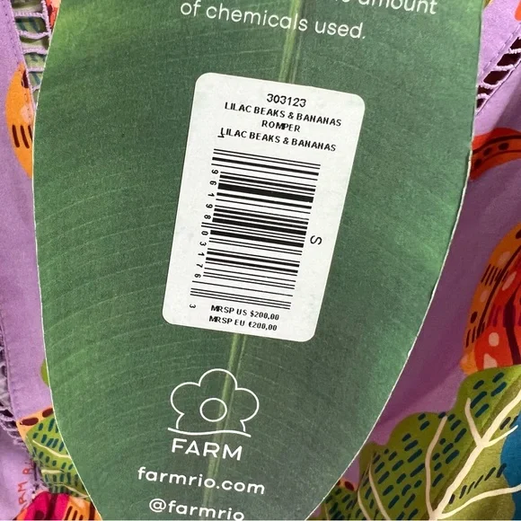 Farm Rio Lilac Beaks & Bananas Romper
Size Small - Picture 7 of 7